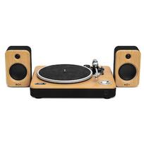 Marley Turntable With Speakers | Stir It Up Wireless 2+ | Bluetooth In/Out EM-JT305-SB