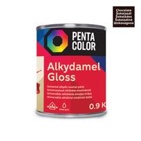 Emaliniai dažai, universalūs Pentacolor Alkydamel, blizgus, 0.9 kg, šokolado sp.