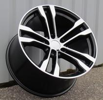 Ratlankis RACINGLINE BK924 R20x11 5x120 ET 37 CB 74.1 (Black Polished) (815 kg)