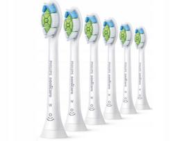 Dantų šepetėlio antgaliai Philips Sonicare W2 HX6066-87, vidutinio minkštumo, 6 vnt.