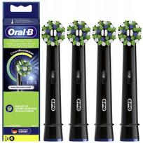 4 vnt. ORAL-B Cross Action EB50 juodi antgaliai elektriniams dantų šepetėliams