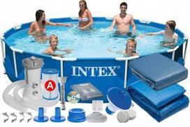 Lauko baseinas INTEX 366x76 cm, 10 vienetų rinkinys