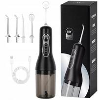 Belaidis dantų irigatorius, 1800 pulsų/min., 4 antgaliai, juodas