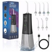 Belaidis dantų irigatorius, 300 ml, 7 antgaliai, 4 režimai, USB-C