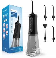 Burnos irigatorius Turewell, 310 ml, nešiojamas, 5 režimai, 4 antgaliai, IPX7, USB