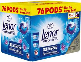 Skalbimo kapsulės Lenor Amethyst, 76 vnt.