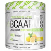 Aminorūgščių kompleksas IHS BCAA PLUS su beta-alaninu, 400 g, citrinų skonio