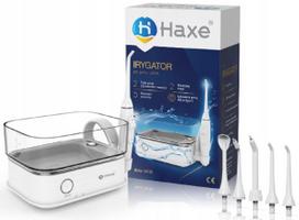 Burnos irigatorius HAXE HX720 su laikmačiu, masažo funkcija, 6 antgaliai, baltas