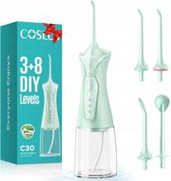 Burnos irigatorius COSLUS C30 (FC5360), 300 ml, 4 veikimo režimai, žalsvas