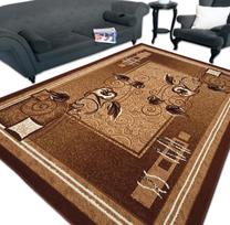 Kilimas Alfa BCF Shiraz, 220x300 cm, pilkai rudas, bordo