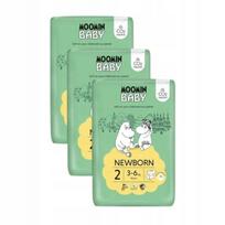 Kūdikio sauskelnės Moomin Baby 2, 3–6 kg, 168 vnt.