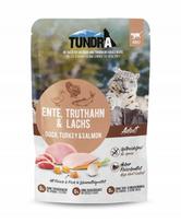 Šlapias pašaras katėms Tundra, antiena, vištiena, kalakutiena, lašiša, 85 g