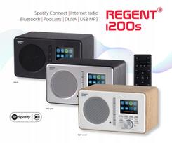 Radijo imtuvas FERGUSON Regent i200s, internetinis, juodas