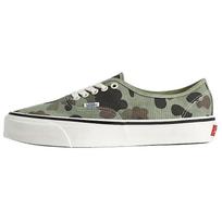 Vans Premium Authentic Low top Skateboard Shoes Unisex Green Camouflage VN000EBNCX3 40.5 gray