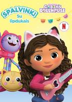 Gabbys Dollhouse. Spalvink su lipdukais