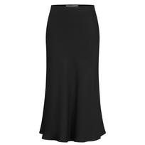 Maxi sijonas moterims, Juoda, Ura