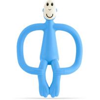 Matchstick Monkey Teething Toy and Gel Applicator kramtomas žaislas su „du viename“ šepetėliu Light Blue 1 vnt.