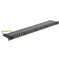 Patch panel DeLOCK 43316 0,5U 19 inch 24 prievadų LSA