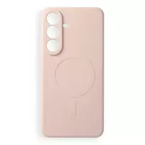 OEM Silicone phone case with MagSafe support for Samsung Galaxy S26 FE (S741) pink