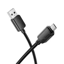 Hoco X113 data transfer and charging cable | USB-A to Micro USB | 12W | 1m | black