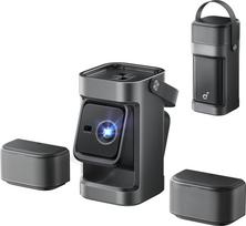 Anker Nebula Nebula P1 Portable Projector with Detachable Speakers | Full HD (1920x1080) | 650 ANSI lumens | Grey