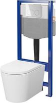 Cersanit UNITAZ KOMPL MESTA D205 RĖM + MYGT CHROM