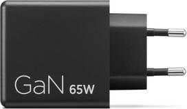 Lenovo Dual USB-C 65W GaN Charger Universal Black AC Indoor