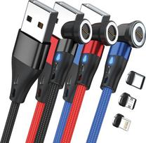 No Name RealPower Magnetic cable 3 Amp Set,1m,3 Kabel mit Adaptern