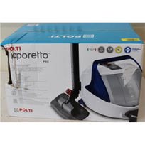 SALE OUT. | Polti | Steam cleaner | PTEU0313 Vaporetto Pro 100 Eco Power | Power 1900 W | Steam pressure 5.5 bar | Water tank capacity 2 L | White/Blue | DAMAGED PACKAGING | Warranty 24 month(s)