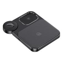 USAMS 3-in-1 wireless charger 15W black CD190WXC01 (US-CD190)