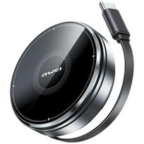 Induction Charger 3-in-1 AWEI W27 15W with USB-C cable Fast Charging black