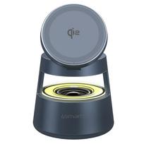 Charging station 4smarts Aura Sound Qi2 grey