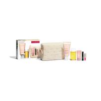 Maternity Set Clarins: Multi Active Jour Age-Defying Day Cream For Face, 15 ml + Body Partner Anti-Stretch Marks Body Cream Body, 175 ml + Wonder Volume Volumising Mascara Black, 3 ml *Miniature + Tonic Firming Body Oil, 100 ml + Lip Confort Lip Oil 04 1.