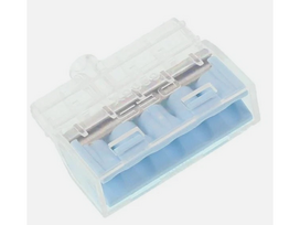 Laido jungtis - laidų jungė 5 x 0.5-2.5 mm² mėlyna 24A 400V