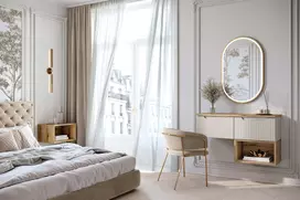 Vonios baldų komplektas su stalviršiu Nova Cashmere, 100 cm