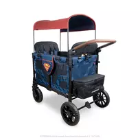 Keturvietis vežimėlis-vagonėlis WonderFold Superman