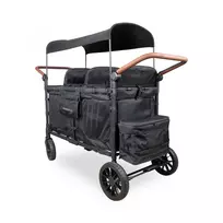 Šešiavietis vežimėlis-vagonėlis WonderFold W6 Luxe Pro, Volcano Black