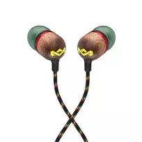 Marley Wired Earbuds | Smile Jamaica | Built-in microphone | USB Type-C | Rasta