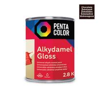 Emaliniai dažai, universalūs Pentacolor Alkydamel, blizgus, 2.8 kg, šokolado sp.