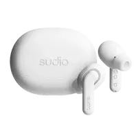 Sudio Earbuds | E4 Pro | Bluetooth | In-ear | Microphone | Cloud White | Noise canceling | Noise reduction | Wireless