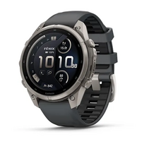 Garmin Fenix 9 Pro Inreach 47mm – Titanas su grafito spalvos / juodu silikoniniu dirželiu