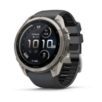 Garmin Fenix 9 Pro Inreach 51mm – Titano spalvos grafito / juodu dirželiu