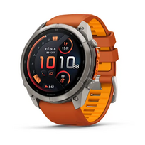 Garmin Fenix 9 Pro Inreach 51mm – Titano spalvos oranžine apyranke