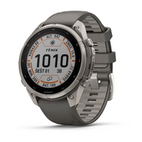Garmin Fenix 9 Pro Inreach Solar 47mm – Pilkos anglies spalvos / juodu dirželiu
