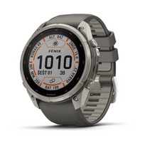 Garmin Fenix 9 Pro Inreach Solar 51mm – Pilkos anglies spalvos / juodu dirželiu