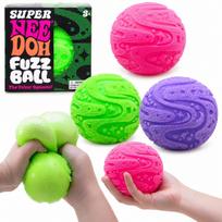 NeeDoh originalus didelis antistresinis kamuoliukas „Super Fuzz Ball”, 10,2 cm