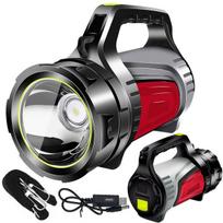 Galingas LED įkraunamas prožektorius, pilka