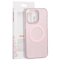 Tecto Shield Mistiq Mag dėklas, skirtas iPhone 15 Pro Max 6,7" rožinis
