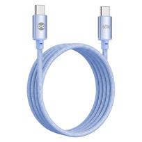 Forever Vibe laidas USB-C – USB-C 1,0 m 60W dangaus žydra