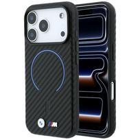 Dėklas BMW M Carbon Printed Ring MagSafe  skirtas iPhone 18 Pro Max juodos spalvos
